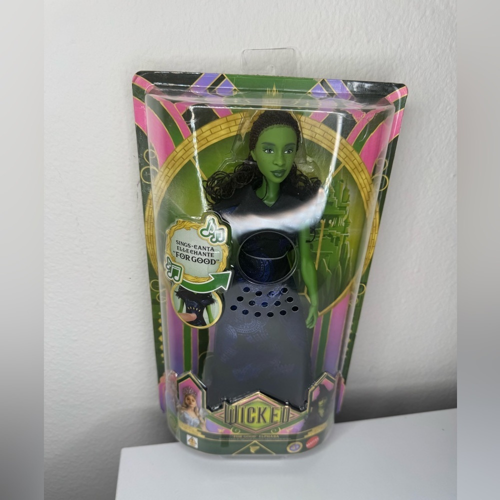 Wicked For Good Elphaba Thropp Singing Changed for Good Doll NWB In Hand - Picture 3 of 5
